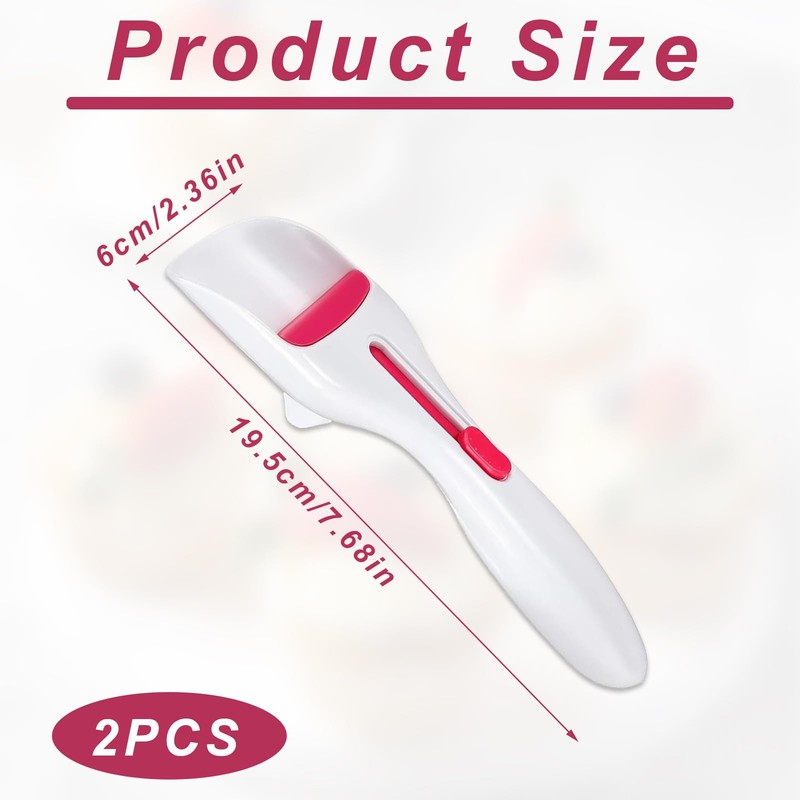 2 pcs Cupcake Scoop,Cupcake Scoop Batter Dispenser,Cupcake Batter Dispenser,One Click