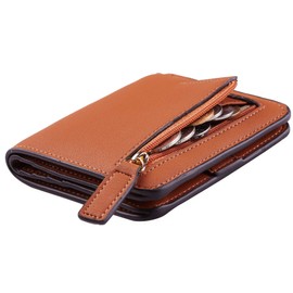 Toughergun Wallet Women Rfid Blocking Small Compact Bifold Luxury Leather Pocket Wallet Ladies Mini Purse with ID Window