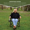 TIMBER RIDGE Bungee Folding Camping Chairs for Adults, Heavy Duty