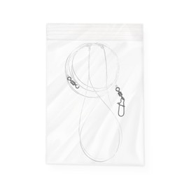 10 Pack Pre-Tied Leaders Double Drop Hi-Lo Surf Bait Bottom Fishing Saltwater Leader Rigs Hand-Tied with T-Knot - Customize with your own hooks, floats (25LB Mono)