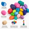 Montessori-Inspired Wooden Stacking Stones for Kids – Natural Wood Balance