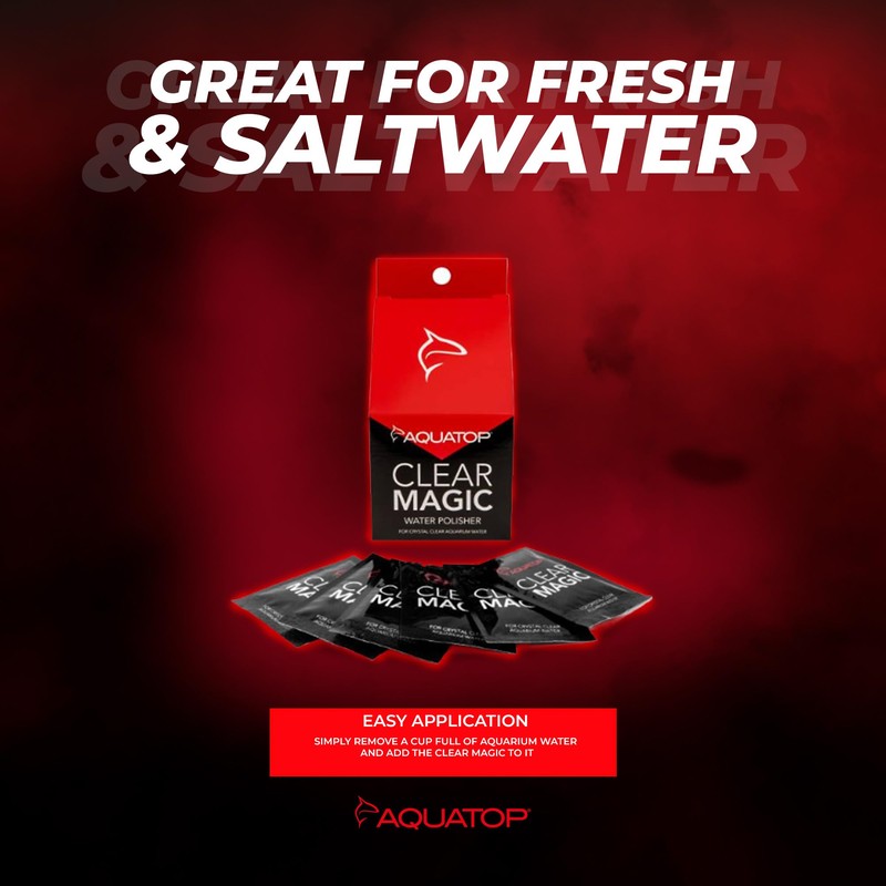 Aquatop Clear Magic Water Polisher - Safe for Freshwater and