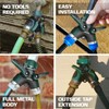 2WAYZ Hose Splitter 2 Way Heavy Duty Outdoor Faucet and
