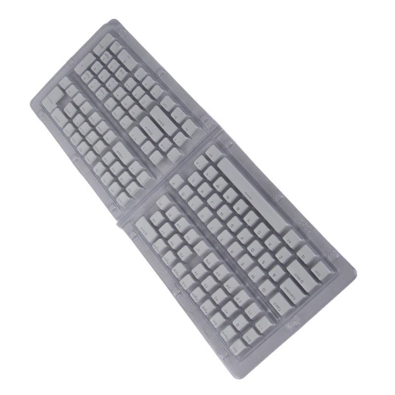 Keyboard Keycaps 132 Keys Pudding Transparent OEM Height PBT Two