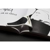 Le Edge Full Body Exfoliator - Black with Gold Print
