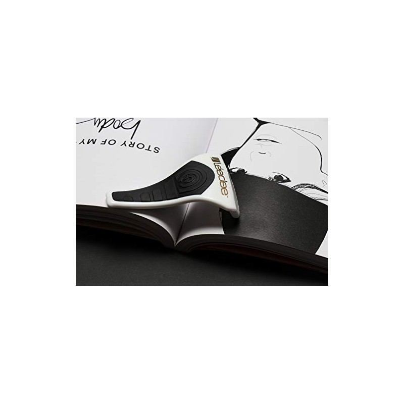 Le Edge Full Body Exfoliator - Black with Gold Print