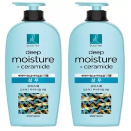 Elastine 엘라스틴 세라마이드 모이스처 샴푸 680ml x2개 Elastin Ceramide Moisture Shampoo 680ml x 2 pieces