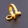 U7 Ankh Cross Ring Men Women Hip Hop Jewelry 18K