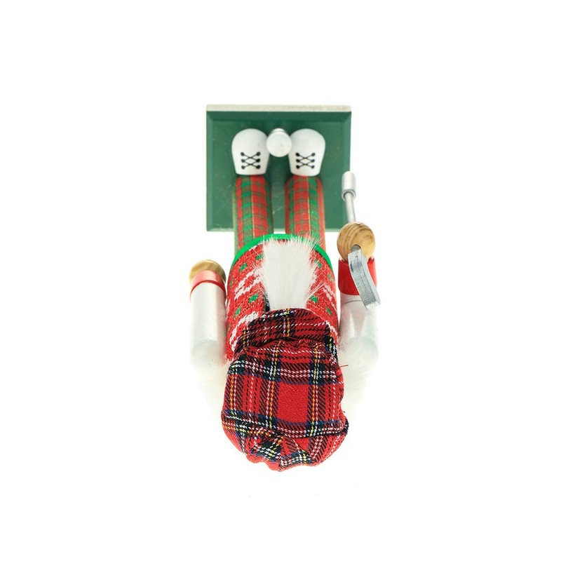 Kurt S. Adler 15-Inch Red and Green Golfer Nutcracker, Multi