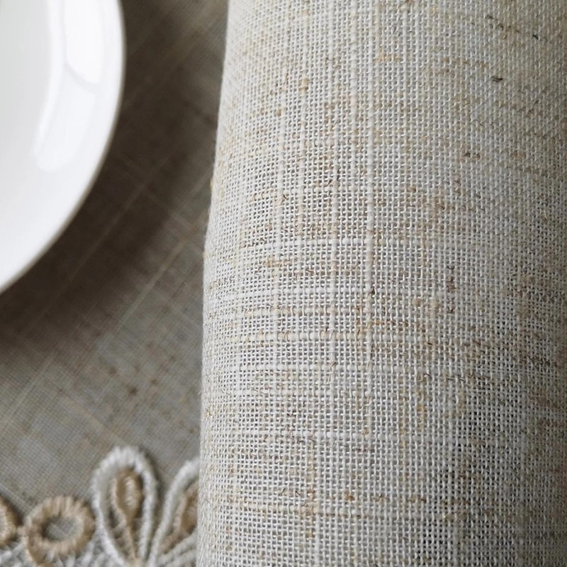 Q'foo Lace Table Runner, Embroidery, Center Cross, Scandinavian Floral Pattern,