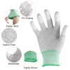 sourcing map 6 Pairs ESD Anti Static Gloves 20cm Overlock