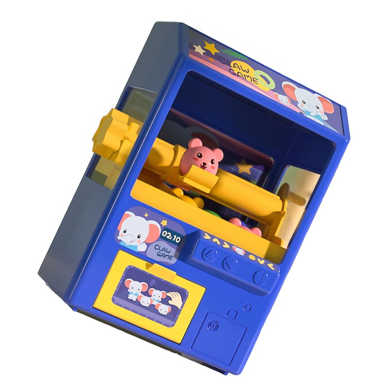 Mini Doll Claw Machine Emulational Music Light Doll Grabber Machine