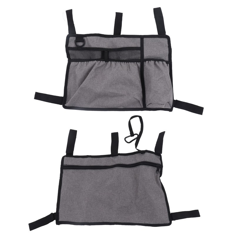Multi Pocket Oxford Cloth Walker Storage Bag Wheelchair Side Hanging