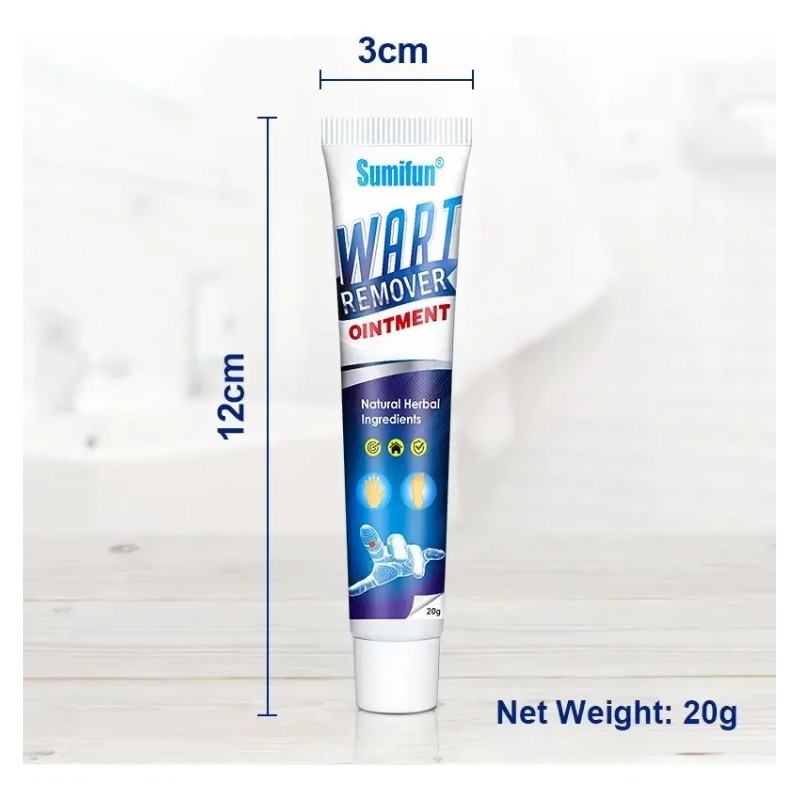 Crema Removedora De Verrugas Rápida Y Fácil, Pomada, 20 G