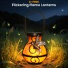 X-PREK 2 Pack Solar Lanterns Outdoor Waterproof Hummingbird Hanging Solar