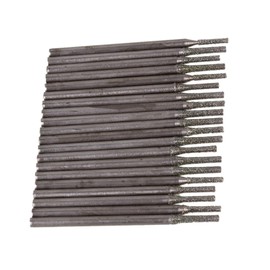 BQLZR Silver 1.5mm Diamond Electroplated Core Drill Hole Bits for Gems Pack of 20