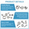 PATIKIL 6個セット セットスクリューカラー 内径6.05mm シャフトカラー 外径11mm 高さ5mm M3ハンドスクリュー6個付き ランディングギアストッパー ホイールカラー
