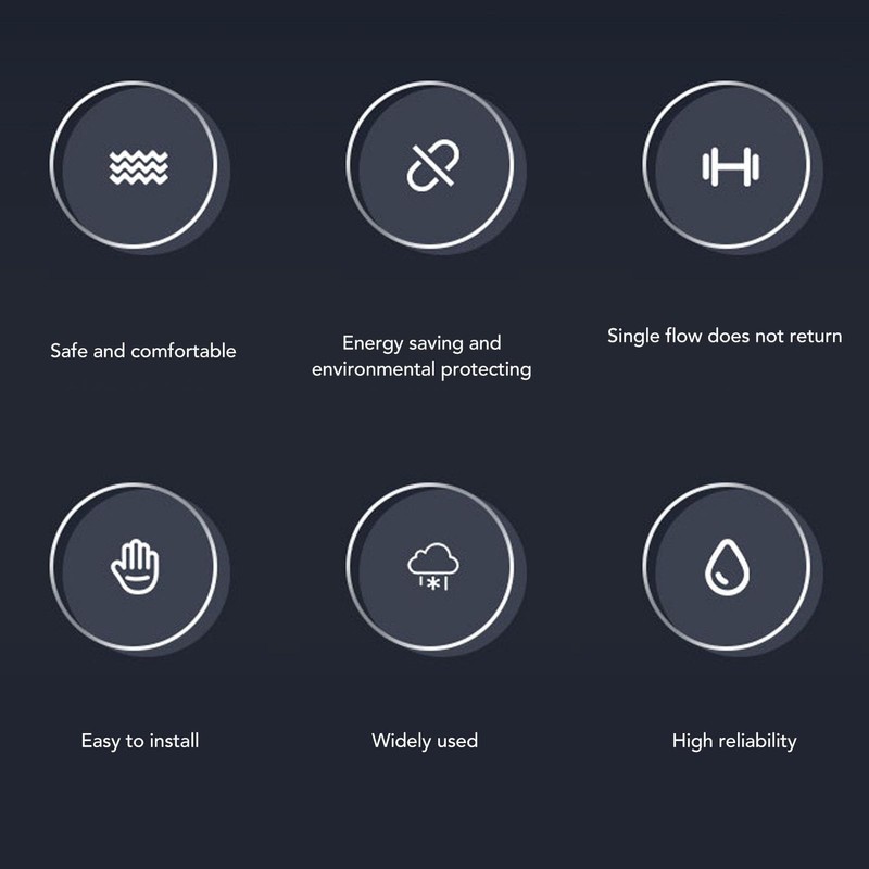 Condensate Check Valve Anti Backflow Odor Proof for Central Air