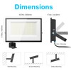 Olafus 2 Pack 200W LED Flood Light Outdoor, 18000LM Super