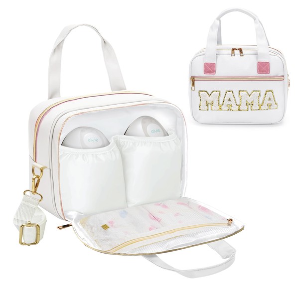 Wearable Breast Pump Bag with Cooler and Ice Pack Compatible