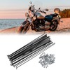 X AUTOHAUX 36 Pcs Bicycle Steel Spokes 14G Bike Spoke
