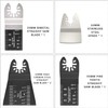 31 Pack Oscillating Saw Blades, High Carbon Steel Mix Oscillating