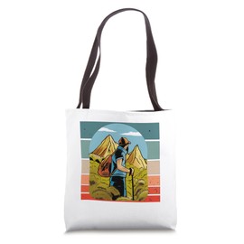 Hiking outdoor adventures nature lover trailblazing trails Tote Bag