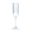 Entertaining with Caspari Acrylic Champagne Flute, Clear, 1-Count by Caspari