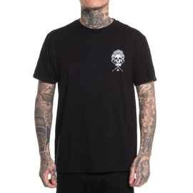 Sullen Men's Caesar Tattoo Lifestyle Graphic Artist Series Premium Short Sleeve Tee Jet Black