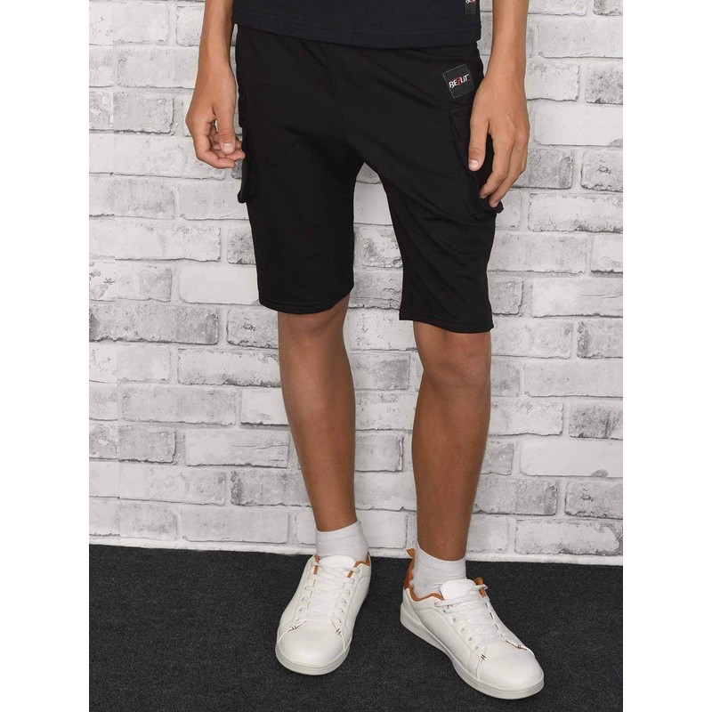 BEZLIT 30079 Boys' Cargo Shorts, black