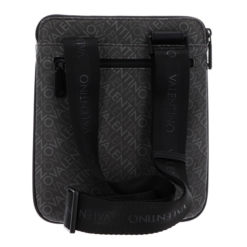 Valentino TYRONE Men's Shoulder Bag Black Faux Leather, 99 Without