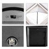 Solar Powered Garden Security Lamp Outdoor Waterproof Home Garden Post