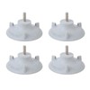 4pcs Elder Shower Chair Replacement Feet Large Suction Cups Rubber