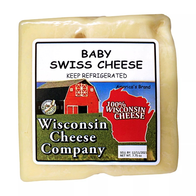 WISCONSIN'S BEST and WISCONSIN CHEESE COMPANY Big Deluxe Swiss Cheese,