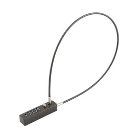 Cable Locks with Combination, Gate Locks for Outdoor Fence Gate, Locker Lock Cable Chain Lock Combination Lock Outdoor for Bikes, Lockers, File Cabinets, Wardrobes, Small Fences (Dark Grey)