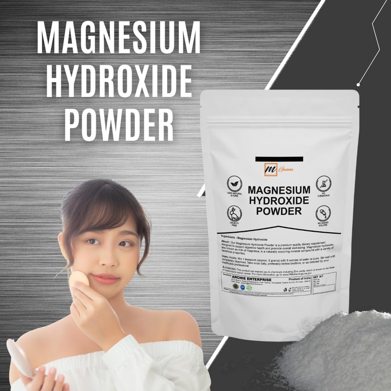 mGanna Magnesium Hydroxide Powder 454 GMS / 1 lbs