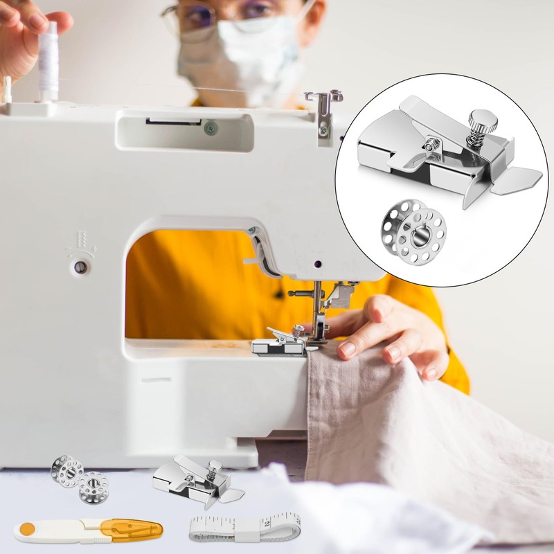 Kkluno Pack of 7 Magnetic Seam Guide for Sewing Machine,