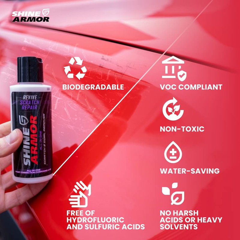 SHINE ARMOR Car Scratch Remover Repair Protection & Swirl Remover