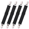 Xyembu 4Pcs Ironing Board Cover Clips Adjustable Ironing Board Pad