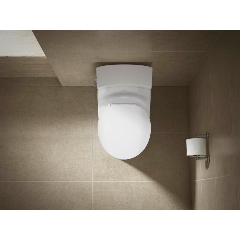 KOHLER 57778-GCF-0 Cymbal Readylatch Quiet-Close Round Toilet Seat, Flexible Core