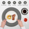 Homcomodar Round Table Place Mats Set of 6 Heat Resistant