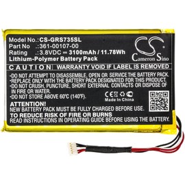 DRAWBELL Battery for Garmin inReach SE,Explorer+,010-01735-10,inReach SE+,GPSMAP 66i Part NO 361-00107-00 (3100mAh/3.8V)