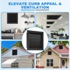Zepoty 20" x 20" Aluminum Gable Vent with Screen -