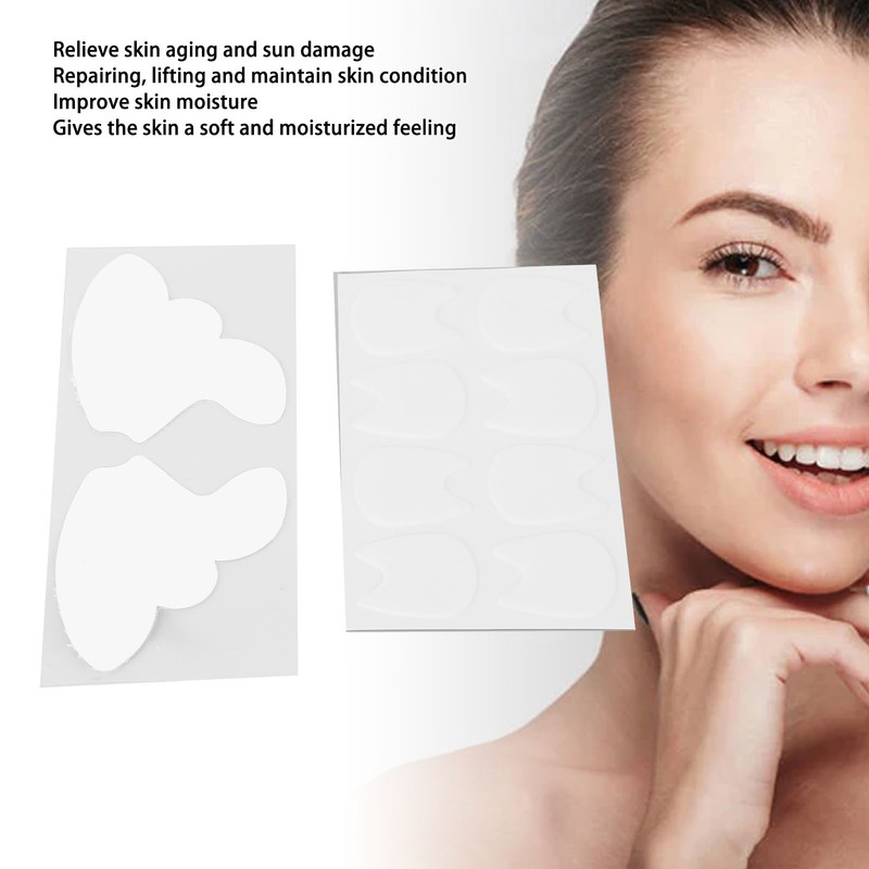 10pcs Face Wrinkle Patches Lock Moisture Promote Collagen Remove Fine