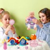 SOTOGO 34 Pieces Baby Doll Care Set Dolls Feeding and