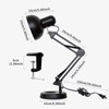 ShellKingdom Architect Task Lamp, Adjustable Swing Arm Desk Lamp with