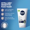 NIVEA Men Limpiador facial sensible, limpia sin secar la piel