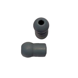 Welch Allen 5079-366 Soft Eartips for Professional Use, Black, L / 8-8245-01