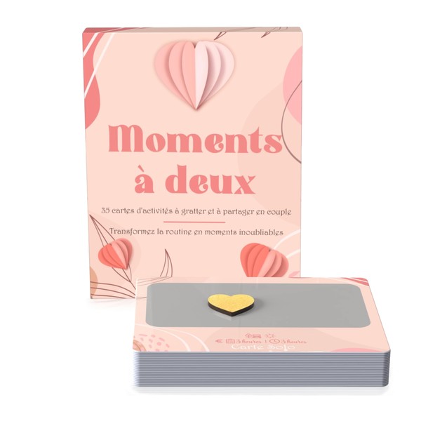 DEME Studios Moments à Deux – Ein Rubbelkartenspiel für Paare,