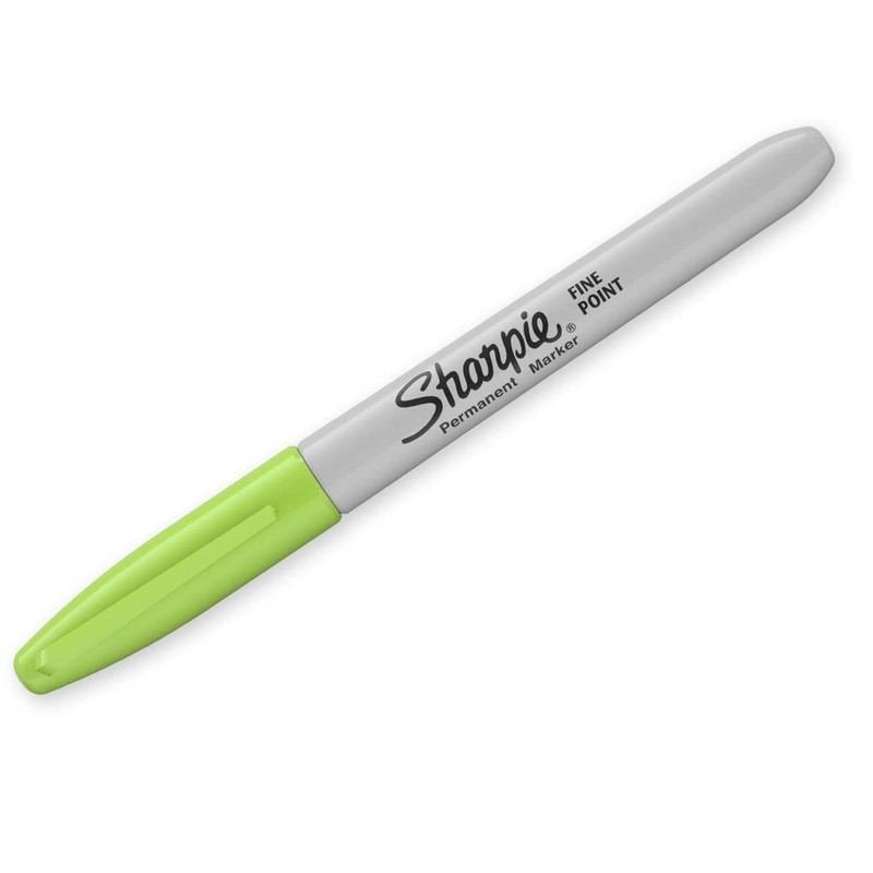 Sharpie Permanent Markers |Fine Point| Six Colors| 6 Count